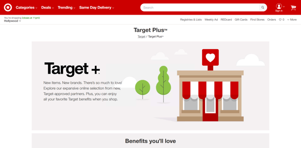 Target Plus™  Page